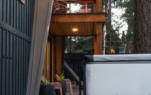Private Hot tub with Lake and Mountain Views