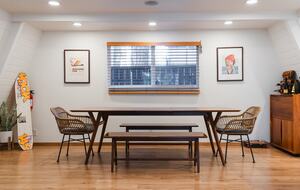 Large Indoor Dining table & Great for games with the family.