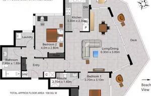 Main Beach Retreat | Stylish Apartment with Panoramic Ocean Views - Gold Coast, Australia