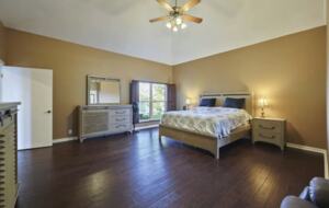 Master bedroom with King bed