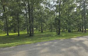 Quiet park across the street