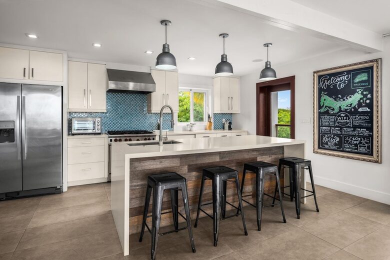 Kitchen with open layout