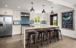 Kitchen with open layout