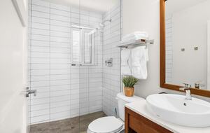 Guest bathroom and shower