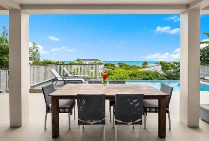 Outdoor dining area and patio