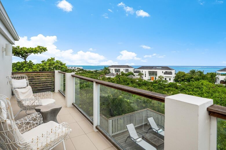 Master bedroom balcony overlooking the North Shore