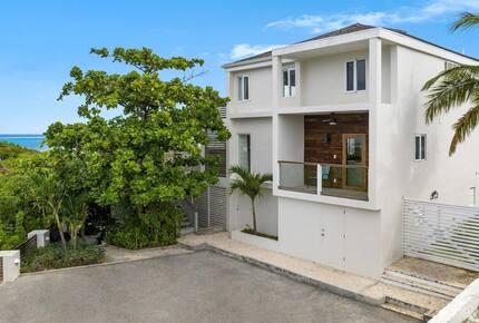 Parking area and front of home