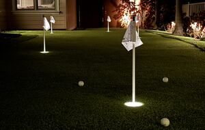 Hole Light up in the Evening