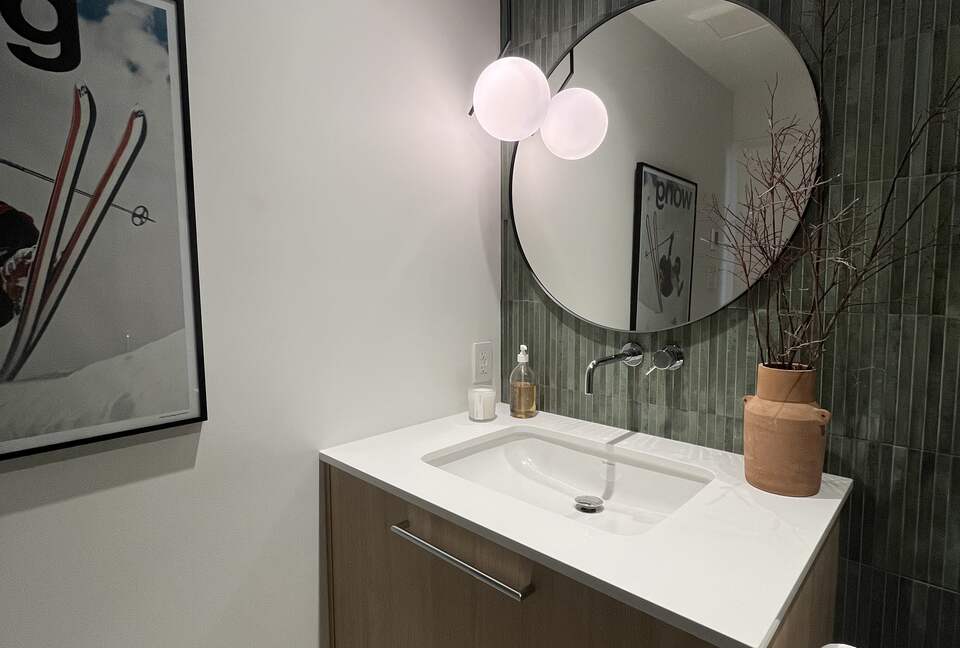 2nd floor 3 piece bathroom with shower.