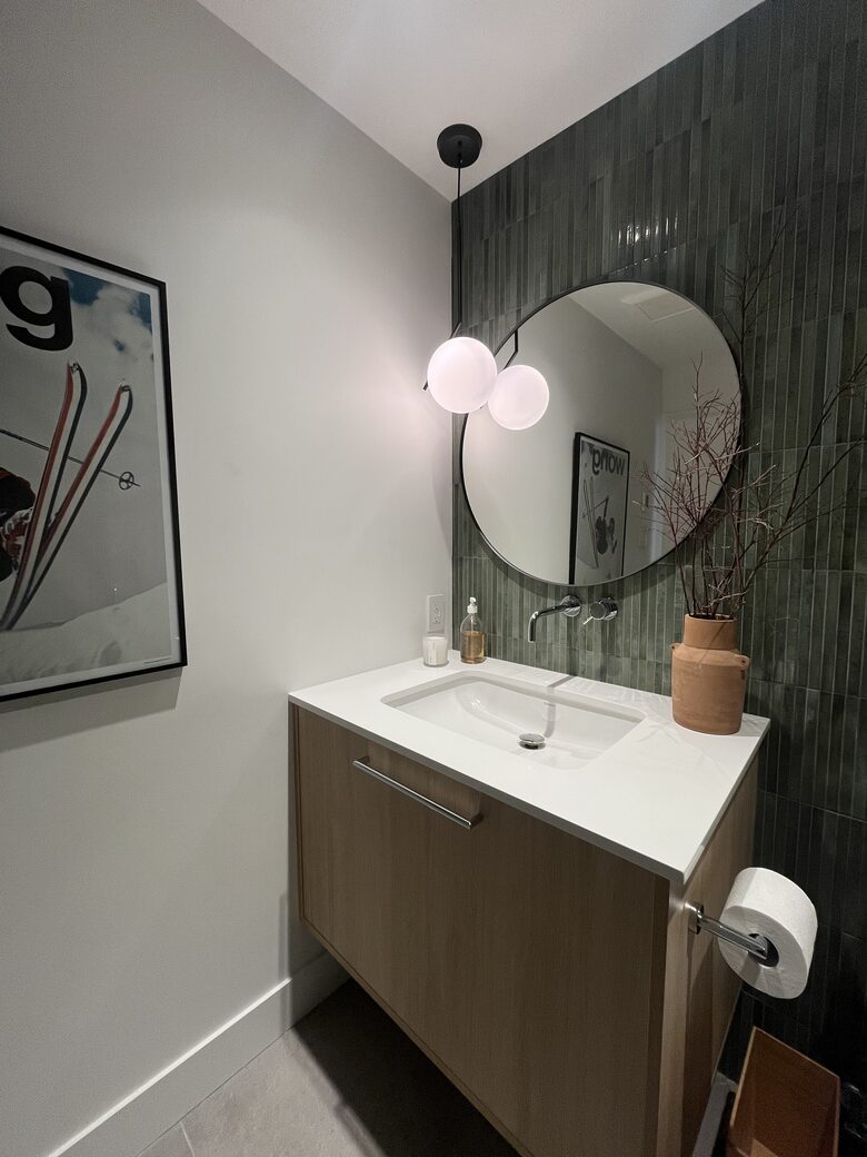 2nd floor 3 piece bathroom with shower.