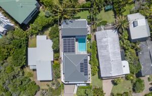 Aerial view of property