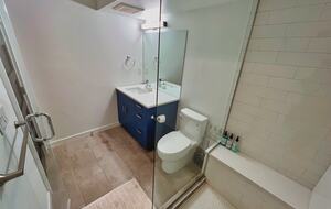 Basement bathroom