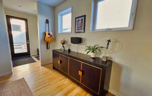 View of door leading to the backyard