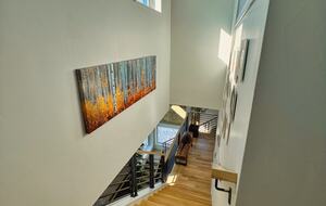 Stairway view leading out of the master bedroom