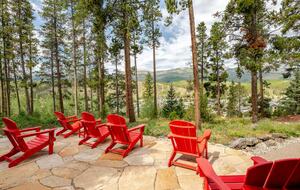 Back patio with views