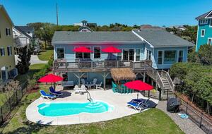 Oceanview Retreat with Private Pool & Tiki Bar - Emerald Isle, North Carolina
