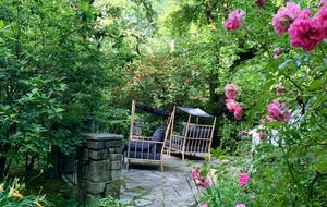 Stone Patio Porch Back