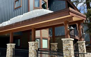 The trolly to town and ski lifts stops directly in front