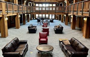 Enjoy the spacious common area