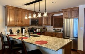 Fully stocked kitchen