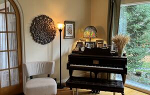 Our old Baby Grand - slightly out of tune - but still plays!