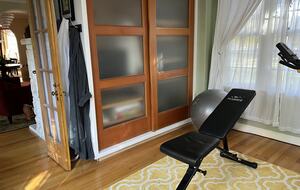 The Combo Room' closet & work out bench