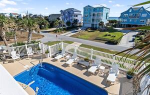 Coastal Elegance with Ocean Views & Private Pool Retreat - Emerald Isle, North Carolina