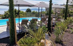 A Serene Stone Villa with Adriatic Sea Views - Poljane, Croatia