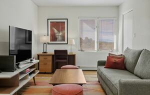 Upstairs living area