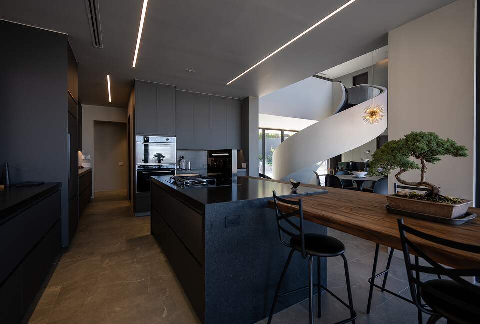 Kitchen open to Living Room