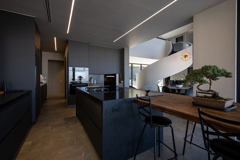 Kitchen open to Living Room