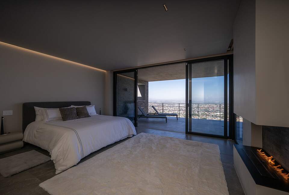 Upstairs Master Bedroom open to Terrace