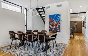 Formal dining area on first floor