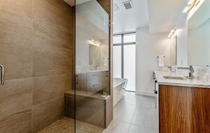 1st Master bedroom with walk in shower