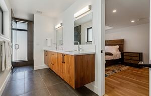 2nd Master bedroom with full bathroom and walk in shower