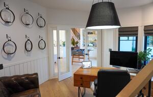 Canyon View Estate with Private Tennis Court & Luxe Casita - Encinitas, California