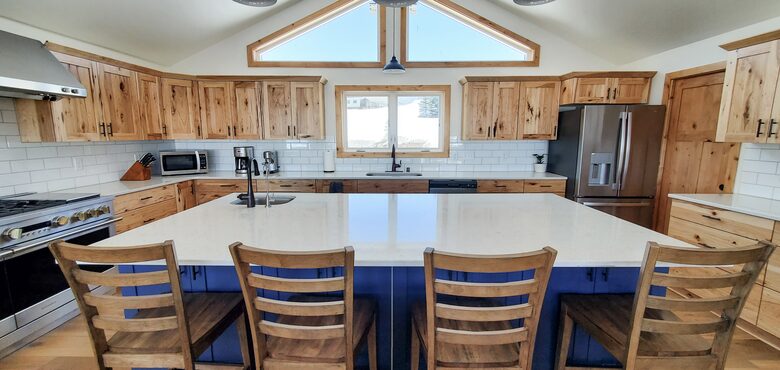 Large open kitchen