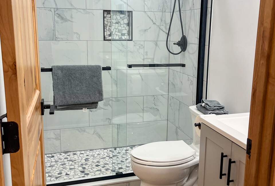 Full Bath on lower entry level
