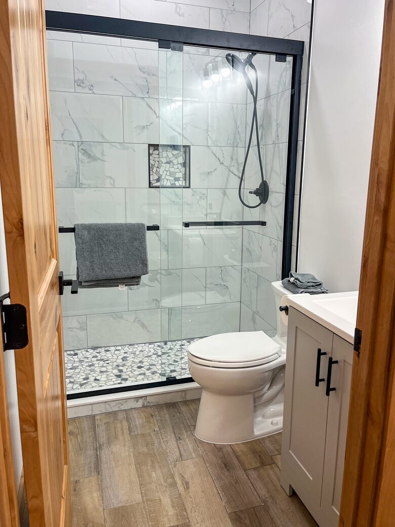 Full Bath on lower entry level