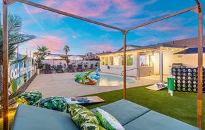 Colorful Oasis with Poolside Cabanas & Modern Flair - Phoenix, Arizona