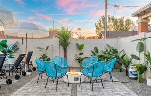 Colorful Oasis with Poolside Cabanas & Modern Flair - Phoenix, Arizona