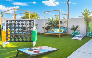 Colorful Oasis with Poolside Cabanas & Modern Flair - Phoenix, Arizona