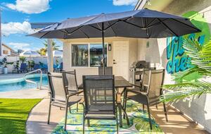 Colorful Oasis with Poolside Cabanas & Modern Flair - Phoenix, Arizona