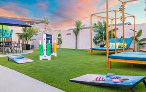 Colorful Oasis with Poolside Cabanas & Modern Flair - Phoenix, Arizona