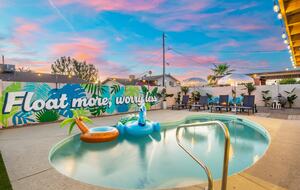 Colorful Oasis with Poolside Cabanas & Modern Flair - Phoenix, Arizona