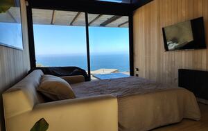 Harmonious Triangle House with Ocean Views in Matanzas - Navidad, Chile