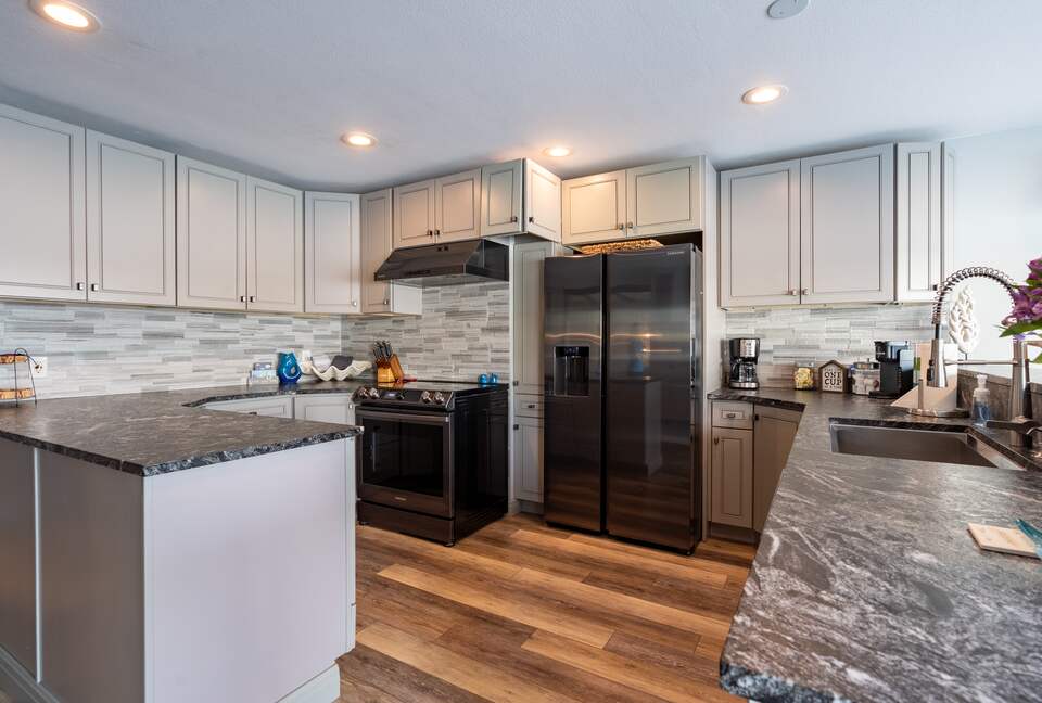 Everything you need is in the kitchen.