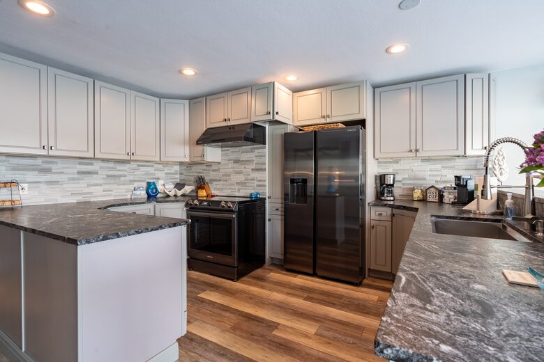 Everything you need is in the kitchen.