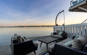 You will see massive ships come by almost daily.