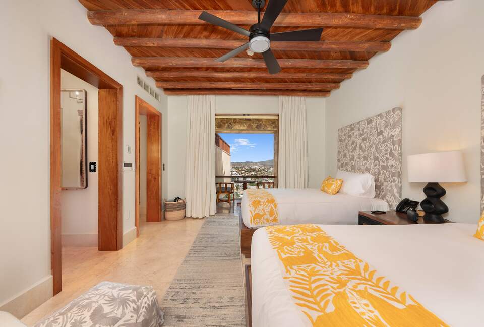 Double room with marina views